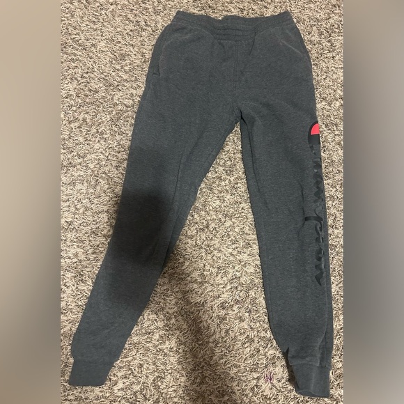 Champion Boys Youth Gray Jogger Sweatpants Size Large - Picture 1 of 3